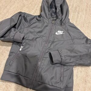 Nike Toddler Gray Windbreaker Jacket